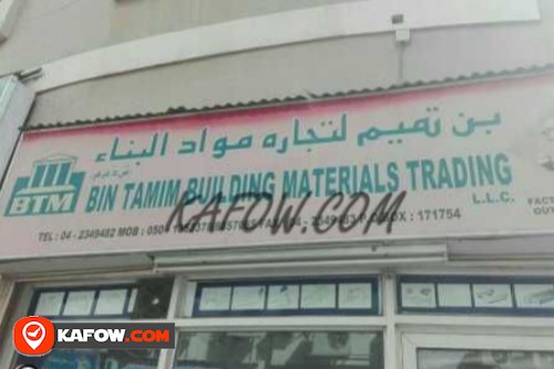 Bin Tamim Building Materials Trading LLC