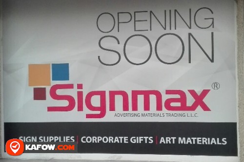 SIGNMAX ADVERTISING MATERIALS TRADING LLC