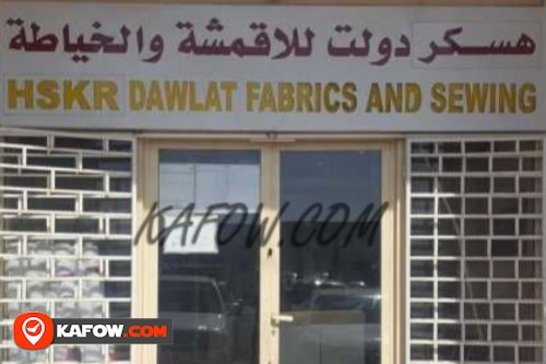 Hskr Dawlat Fabrics And Sewing