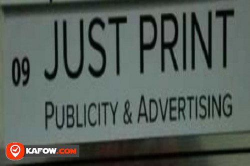 Just Print Publicity & Advertising