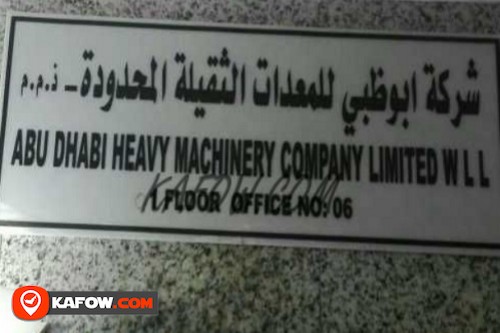 Abu Dhabi Jeavy Machinery Company Limited WLL