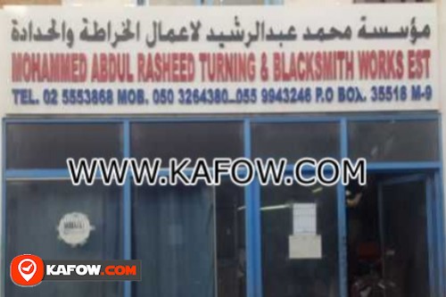 Mohammed Abdul Rasheed Turning & BlackSmith Works Est