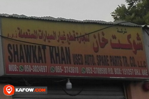 SHAWKAT KHAN USED AUTO SPARE PARTS TRADING CO LLC