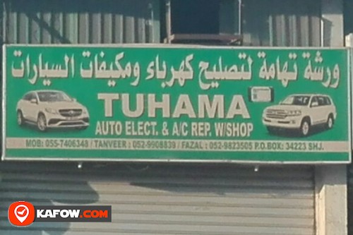 TUHAMA AUTO ELECT & A/C REPAIR WORKSHOP