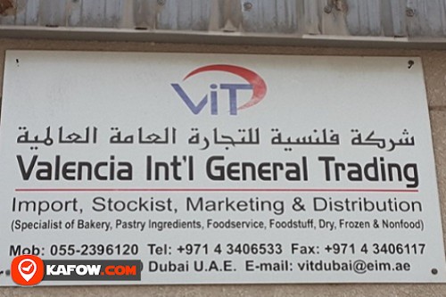 Valencia International General Trading LLC