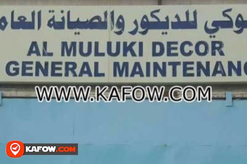 Al Muluki Decor & General Maintenance