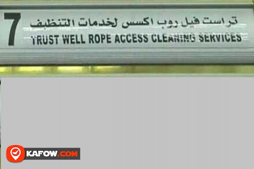 Trust Well Rope Access Cleaning Services