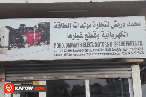 MOHD DARMASH ELECT MOTORS & SPARE PARTS TRADING