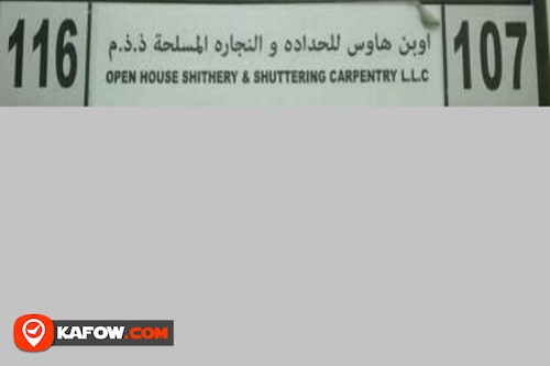 Open House Shithery Catpentry LLC