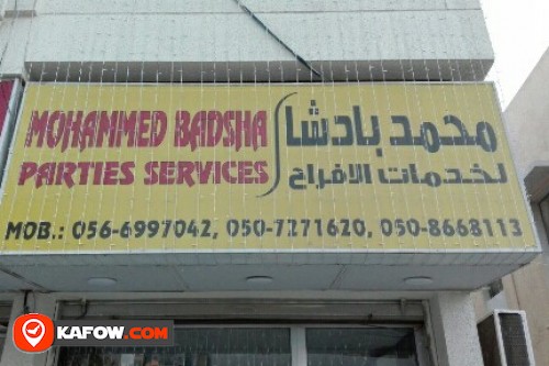 MOHAMMED BADSHA PARTIES SERVICES