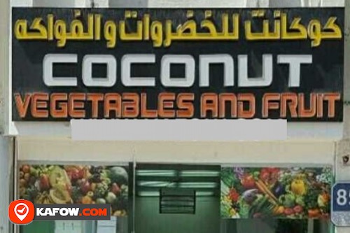 Coconut Vegetables And Fruits