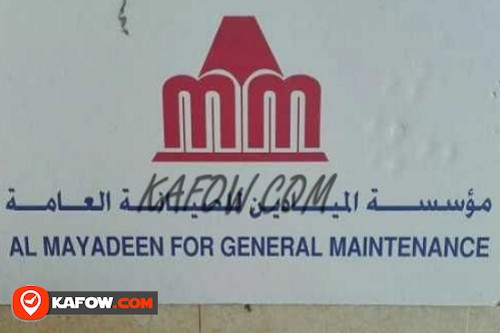 Al Mayadeen For General Maintenance