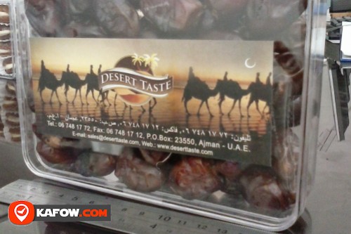 Desert Taste Dates & Sweets