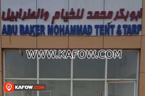 Abu Baker Mohammed tents & Tarp