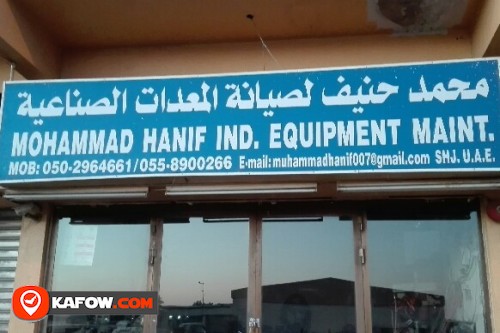 MOHAMMAD HANIF IND EQUIPMENT MAINT