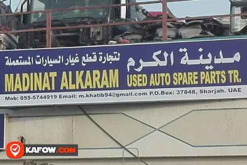 MADINAT AL KARAM USED AUTO SPARE PARTS TRADING