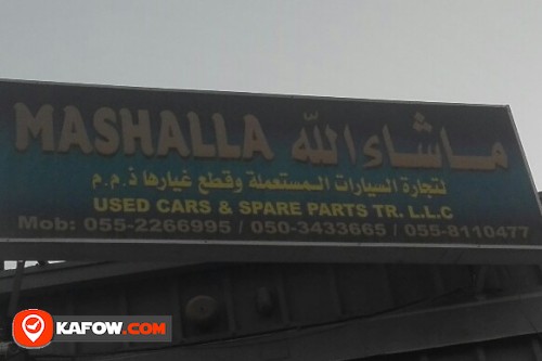 MASHALLA USED CARS & SPARE PARTS TRADING LLC