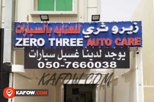 Zero Three Auto Care