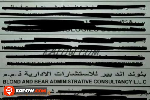 Blond And Bear Administrative  Consultancy LLC