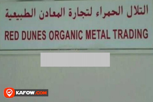 Red Dunes Organic Metal Trading
