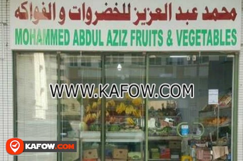 Mohamed Abdelaziz vegetables & Fruits