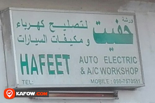 HAFEET AUTO ELECTRIC & A/C WORKSHOP