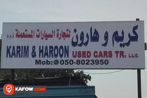 KARIM & HAROON USED CAR'S TRADING LLC