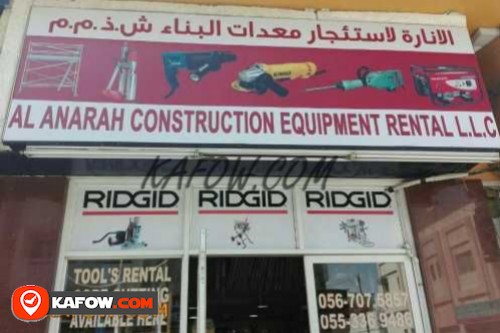 Al Anarah Construction Equipment Rental LLC