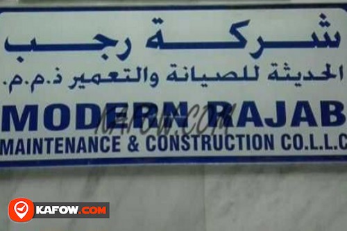 Modern Rajab Maintenance & Construction Co. LLC