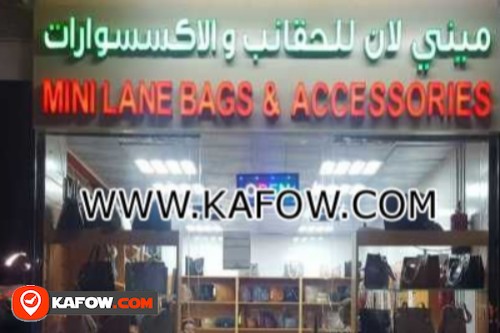 Mini Lane Bags & Accessories