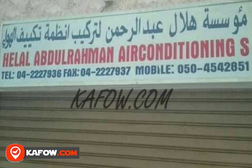 Helal Abdul Rahman Air Conditioning S