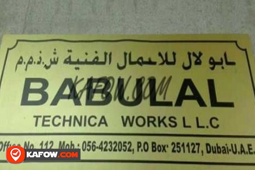 Babulal Technical Works LLC