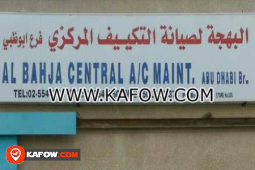 Al Bahja Central A/C Maint. Abu Dhabi Br.