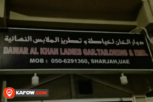 DAWAR AL KHAN LADIES GARMENTS TAILORING & EMBROIDERY