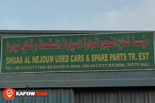 SHUAA AL NEJOUM USED CAR'S & SPARE PARTS TRADING EST