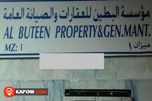 Al Buteen Property & Gen. Maint.