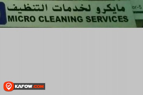 Micro Cleaning Services