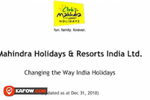 Mahindra Holidays & Resorts India Limited