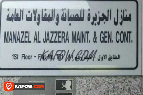 Manazel Al Jazzera Maint. & Gen. Cont.