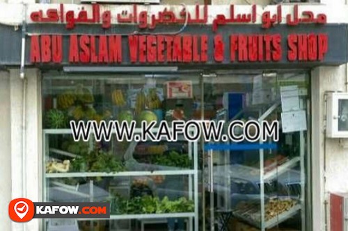 Abu Aslam Vegetables & Fruits Shop