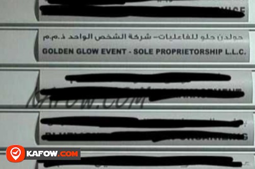 Golden Glow Events Sole Proprietorship