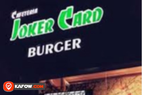 Cafe Joker Card Burger