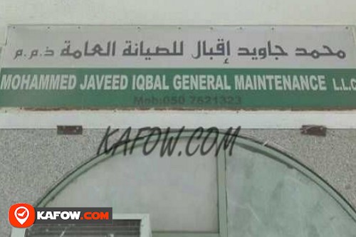 Mohammed Javeed Iqbal General Maintenance L.L.C