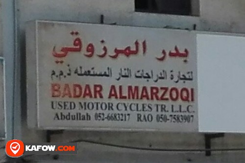 BADAR AL MARZOQI USED MOTORCYCLES TRADING LLC