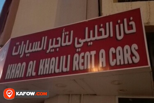 KHAN AL KHALILI RENT A CARS
