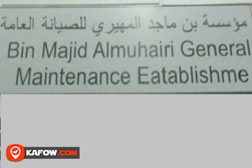 Bin Majid Al Muhairi General Maintenance Establishment