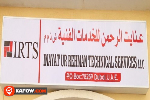 Inayat Ur Rehman Technical Services LLC (IRTS)