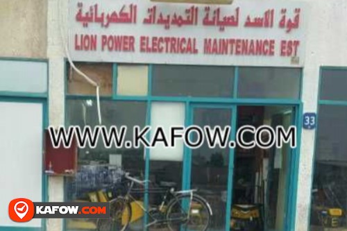 Lion Power Electrical Maintenance Est