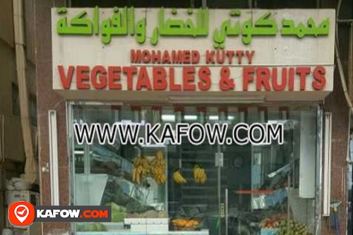 Mohammed Kutty vegetables & fruits