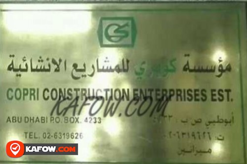 Copri Construction Enterprises Est.